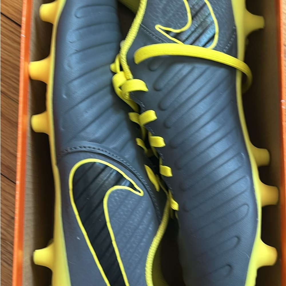 Nike Yellow and Gray Athletic Shoes